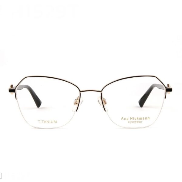 Ana Hickmann AH1529T 05A dioptrijske naočare, ženske, sofisticirane, crne, elegantan dizajn, visok kvalitet, Orbis Optika, Novi Pazar