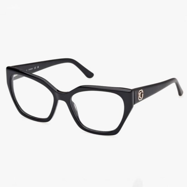 Guess, GU50112, 001, dioptrijske naočare, crne, elegantne, unisex, Orbis Optika, Novi Pazar, Srbija