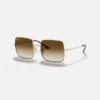 IMG_9495 Ray-Ban RB1971 9145/51 Zlatne Ženske Sunčane Naočare Retro Dizajn UV Zaštita