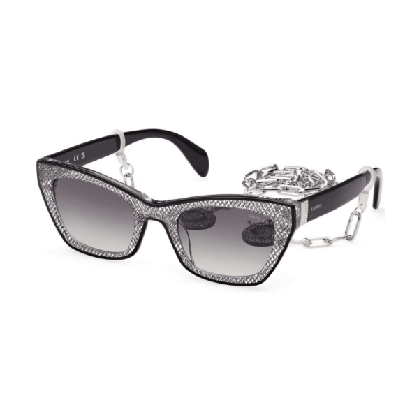 GUESS GU7873 01B, Crne Ženske Sunčane Naočare, Elegantni Dizajn, UV Zaštita, Orbis Optika, Novi Pazar