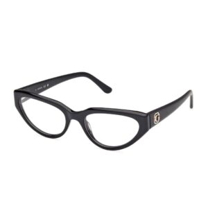 Guess GU50113 001 ženske dioptrijske naočare – crni plastični ram
