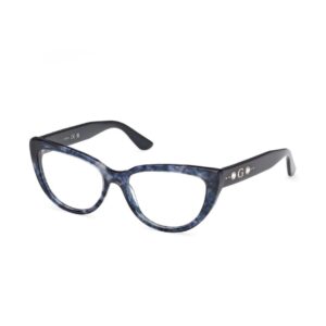 Guess GU50175 092 ženske dioptrijske naočare – teget plastični ram