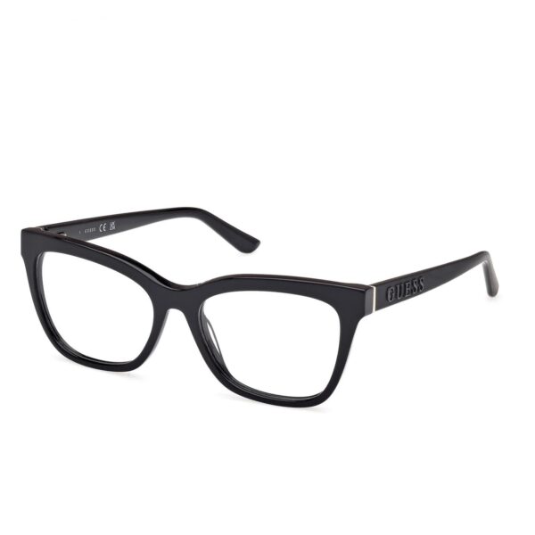 Guess GU50172 001 ženske dioptrijske naočare – crni plastični ram