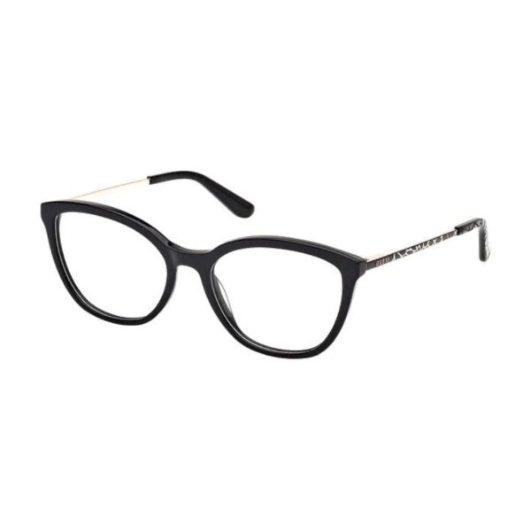 Guess GU50171 001 ženske dioptrijske naočare – crni plastični ram