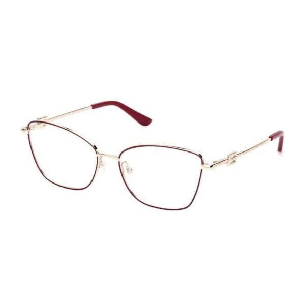 32 Guess GU2974 061 ženske dioptrijske naočare – bordo metalni ram