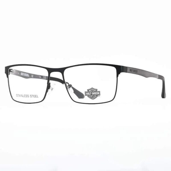 Harley Davidson HD0795 002 muške dioptrijske naočare – crni metalni ram 54-16, 145 mm